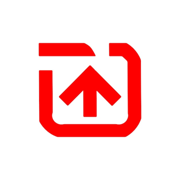 Ilustración vectorial del logotipo de carga creativa