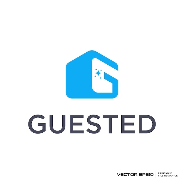 Ilustración vectorial del logotipo de la casa G