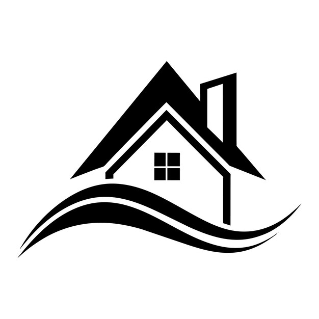 Ilustración vectorial del logotipo de la casa