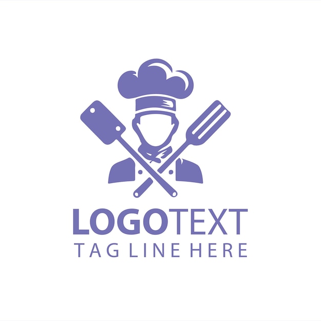 Ilustración vectorial del logotipo de Chef