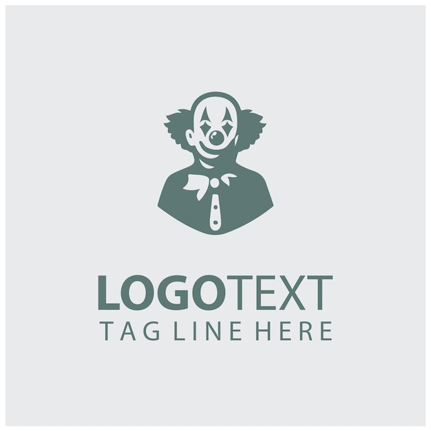 Ilustración vectorial del logotipo de Clown Joker
