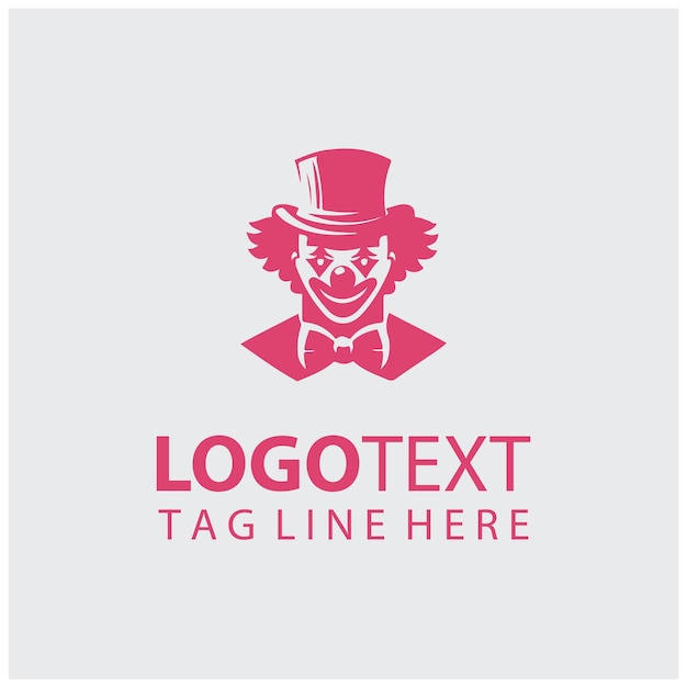 Ilustración vectorial del logotipo de Clown Joker