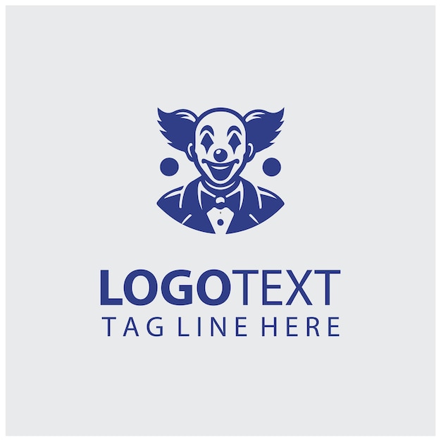 Ilustración vectorial del logotipo de Clown Joker