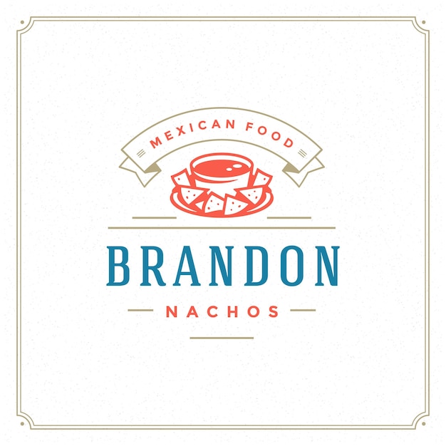 Ilustración vectorial del logotipo de comida rápida