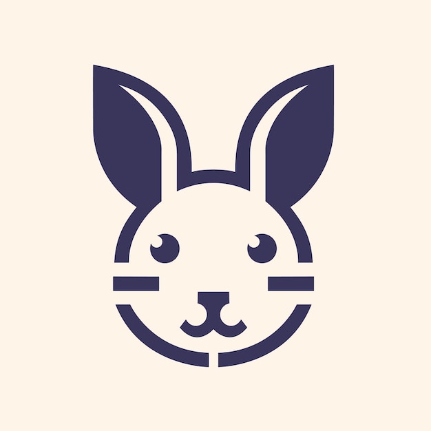 Ilustración vectorial del logotipo del conejo