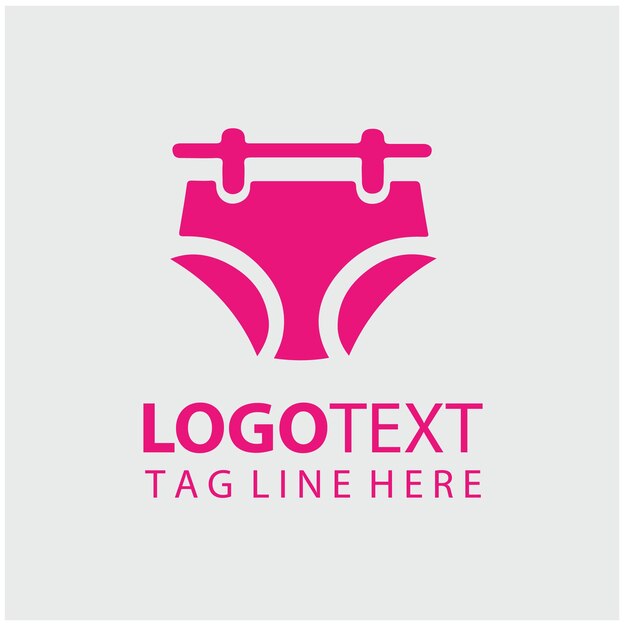 Ilustración vectorial del logotipo de Cute Baby Cloths