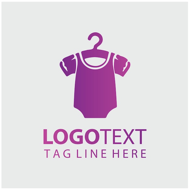 Ilustración vectorial del logotipo de Cute Baby Cloths