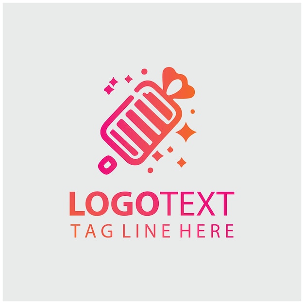 Ilustración vectorial del logotipo de los dulces