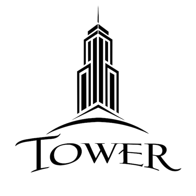 Ilustración vectorial del logotipo del edificio 32
