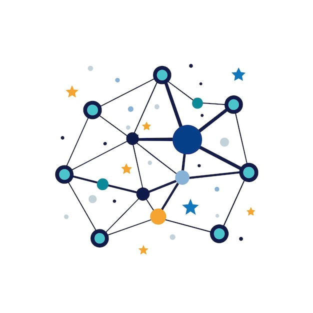 Ilustración vectorial del logotipo de la empresa de tecnología
