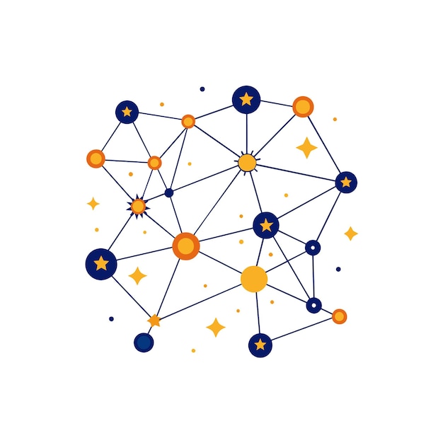 Ilustración vectorial del logotipo de la empresa de tecnología