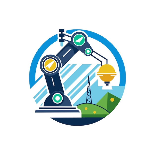 Ilustración vectorial del logotipo de la empresa de tecnología