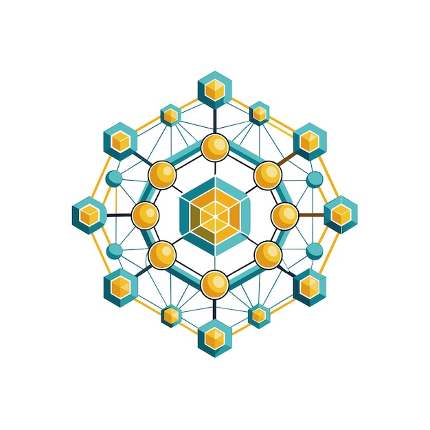 Ilustración vectorial del logotipo de la empresa de tecnología