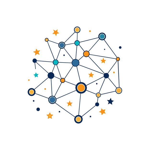 Ilustración vectorial del logotipo de la empresa de tecnología