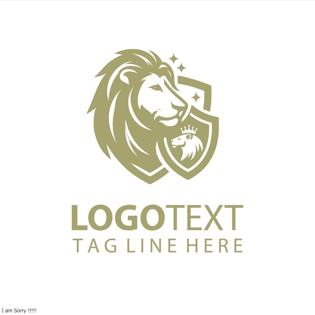 Ilustración vectorial del logotipo del escudo de animales