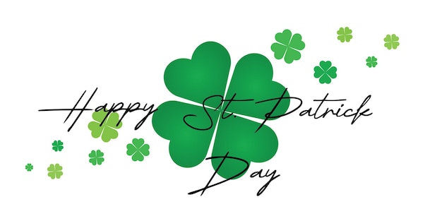 Ilustración vectorial del logotipo del feliz día de San Patricio
