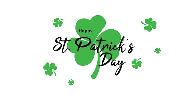 Ilustración vectorial del logotipo del feliz día de San Patricio