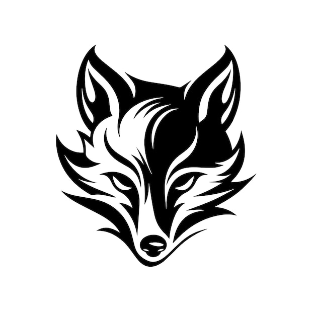 Ilustración vectorial del logotipo de Fiery Fox Icono y signo vectorial de Fyery Fox