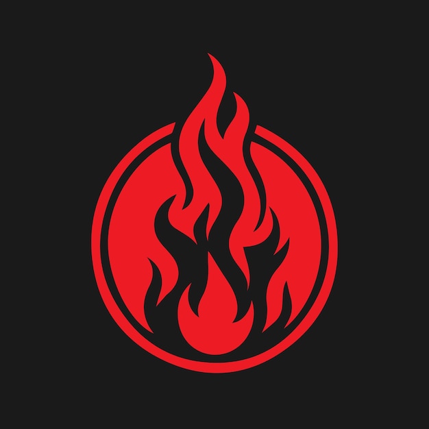 Ilustración vectorial del logotipo de Flaming Lady