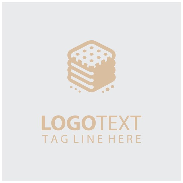 Ilustración vectorial del logotipo de las galletas