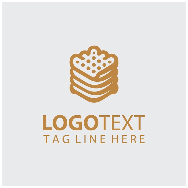 Ilustración vectorial del logotipo de las galletas