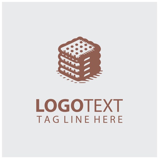 Ilustración vectorial del logotipo de las galletas