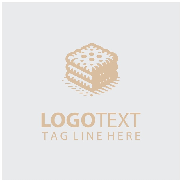 Ilustración vectorial del logotipo de las galletas