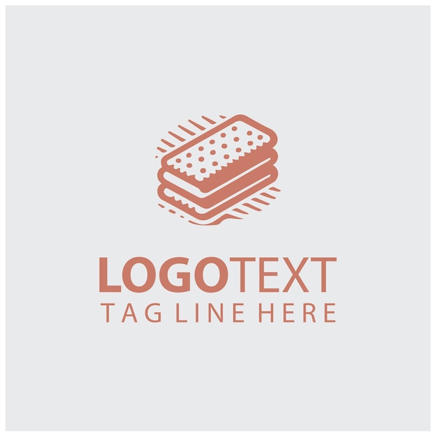 Ilustración vectorial del logotipo de las galletas