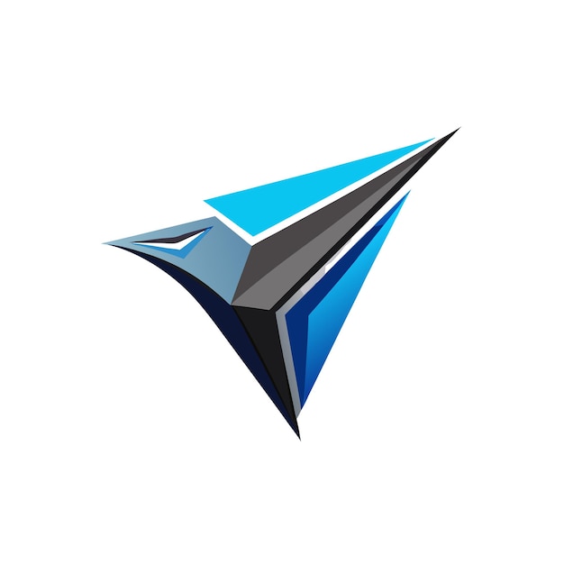 Ilustración vectorial del logotipo del gradiente de pájaro colorido