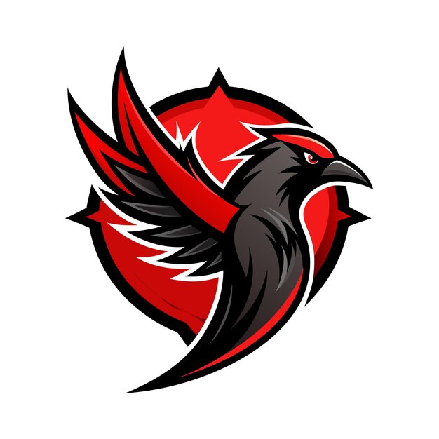 Ilustración vectorial del logotipo del gradiente de pájaro colorido