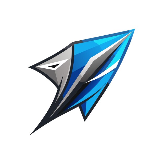 Ilustración vectorial del logotipo del gradiente de pájaro colorido