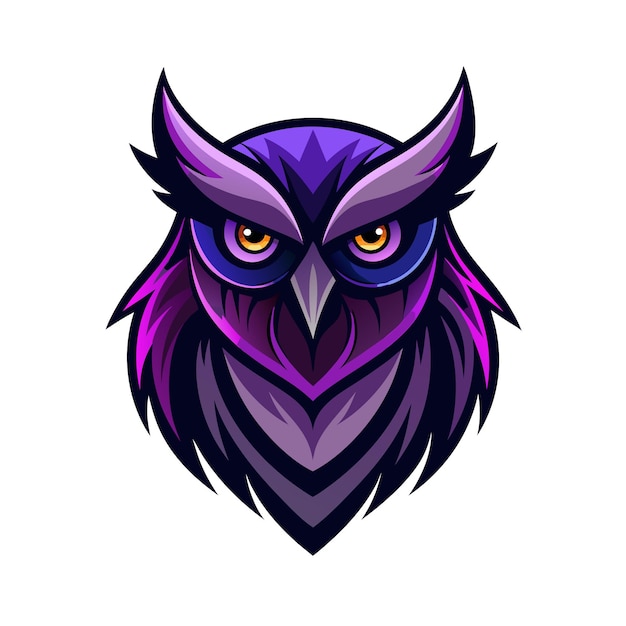 Ilustración vectorial del logotipo del gradiente de pájaro colorido