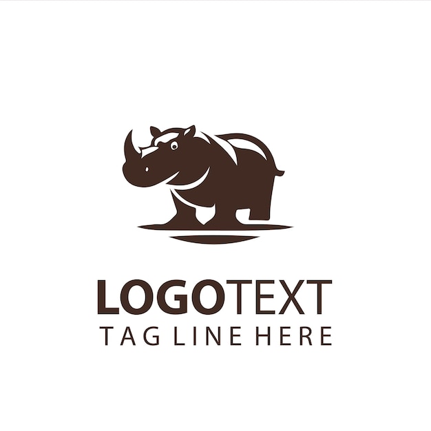 Ilustración vectorial del logotipo de Hippo
