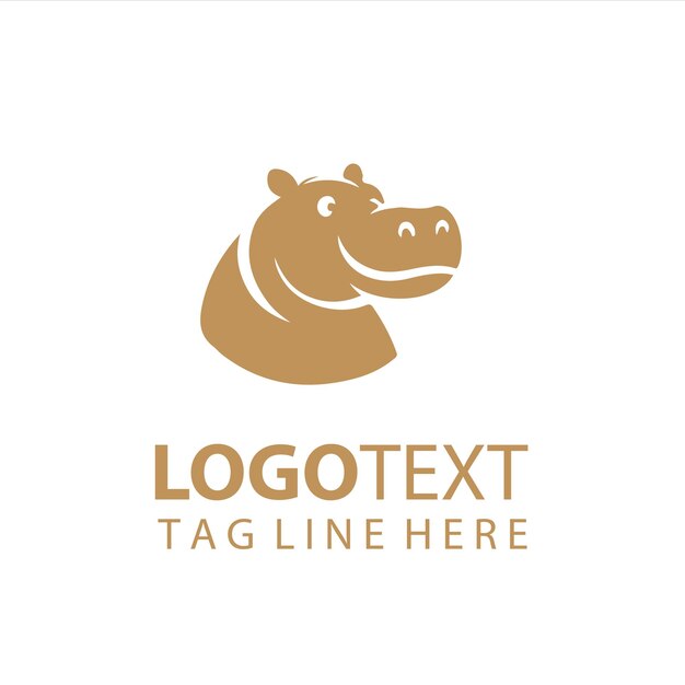 Ilustración vectorial del logotipo de Hippo