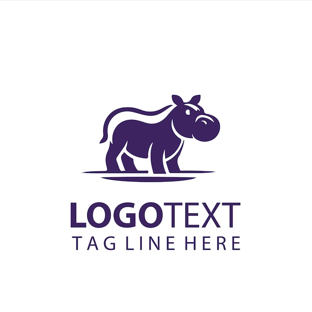 Ilustración vectorial del logotipo de Hippo