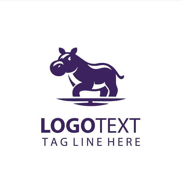 Ilustración vectorial del logotipo de Hippo