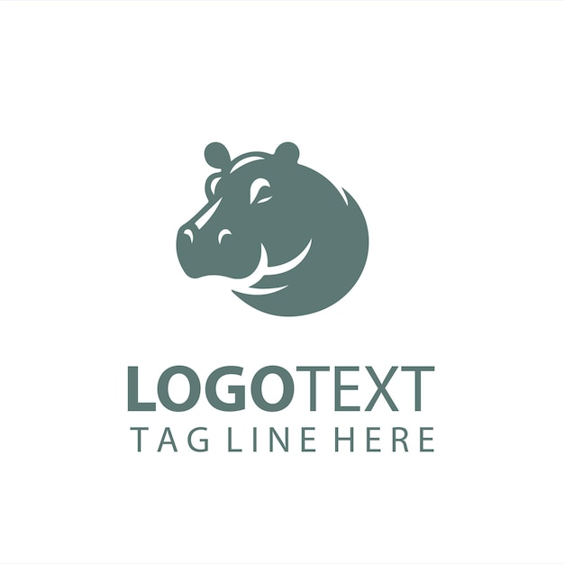 Ilustración vectorial del logotipo de Hippo