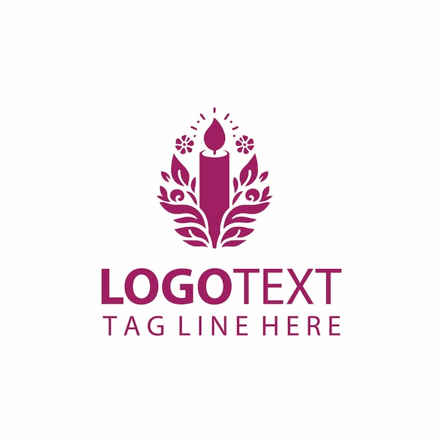 Ilustración vectorial del logotipo de una hoja de vela