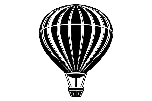 Ilustración vectorial del logotipo del icono del globo aéreo