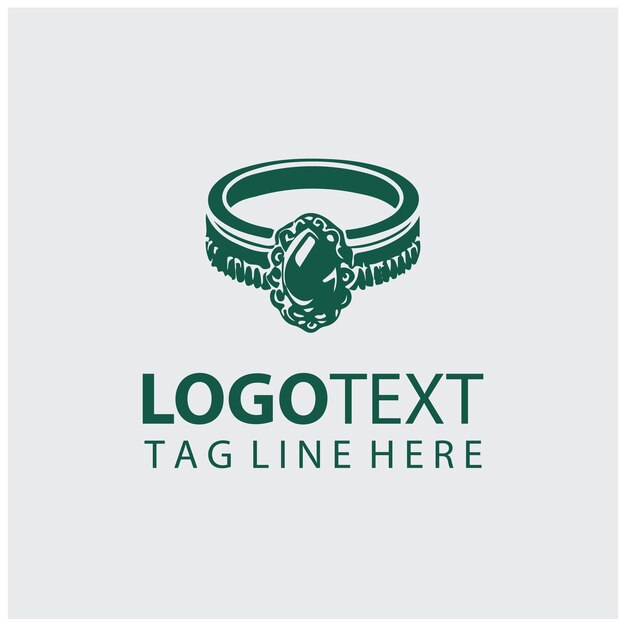Ilustración vectorial del logotipo de las joyas