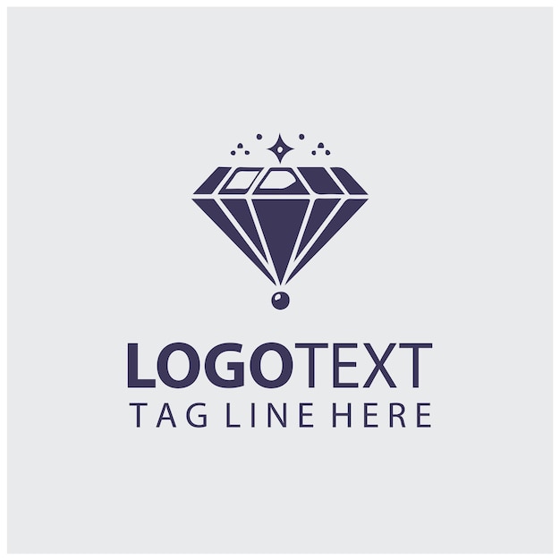 Ilustración vectorial del logotipo de las joyas