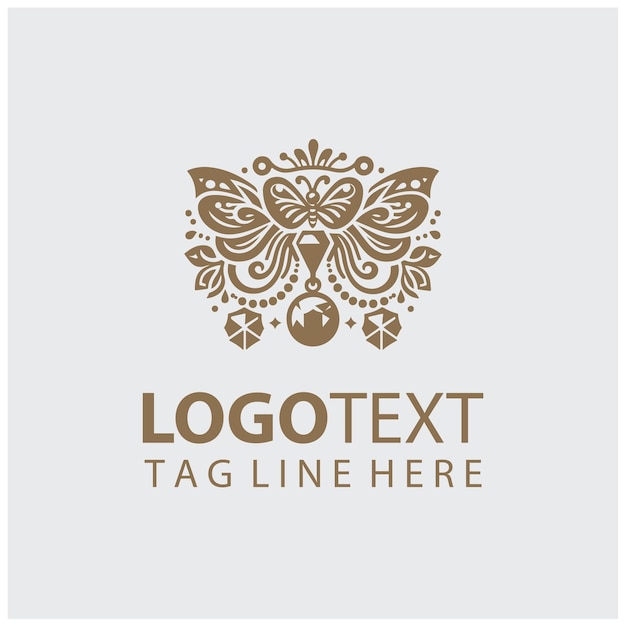 Ilustración vectorial del logotipo de las joyas