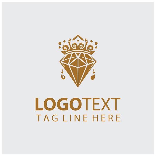 Ilustración vectorial del logotipo de las joyas