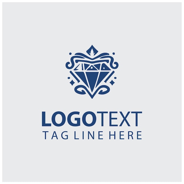 Ilustración vectorial del logotipo de las joyas