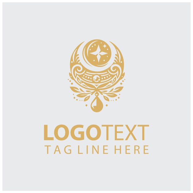 Ilustración vectorial del logotipo de las joyas