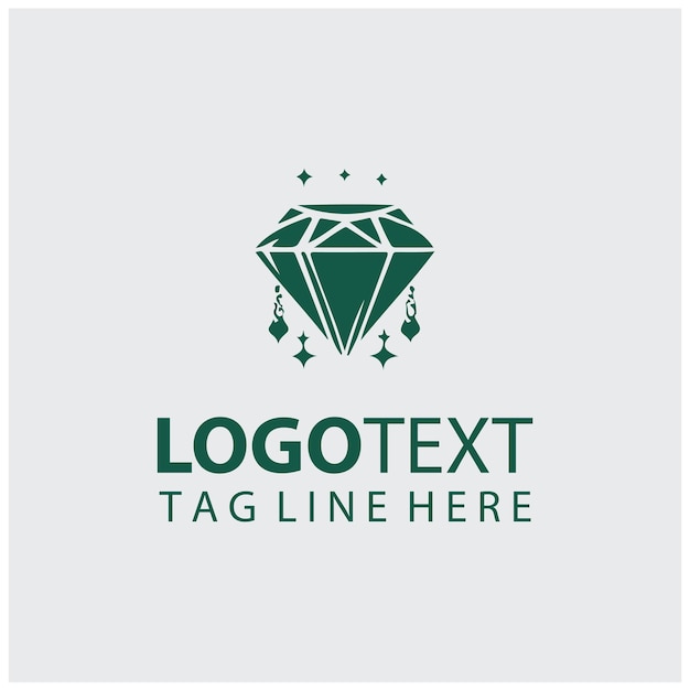 Ilustración vectorial del logotipo de las joyas