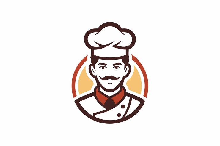 Ilustración vectorial del logotipo juguetón del dibujante de sombrero