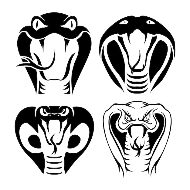 Ilustración vectorial del logotipo de King Cobra
