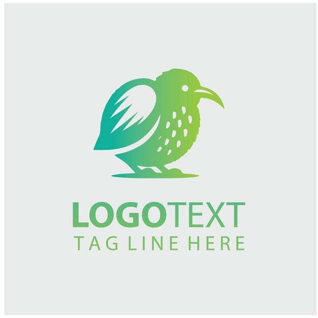 Ilustración vectorial del logotipo de KiwiBird
