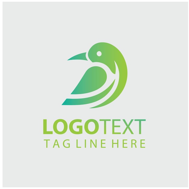 Ilustración vectorial del logotipo de KiwiBird